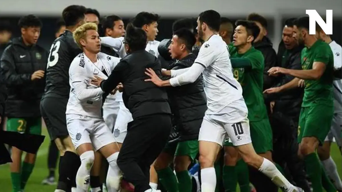 泰国武里南联3名球员因赛后与中国浙江队发生争执遭亚足联长期禁赛