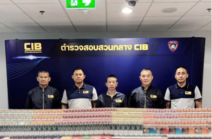泰国警方破获大型非法兜售电子烟团伙